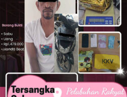 Ditresnarkoba Polda Kepri Ringkus Tersangka Sabu 1.013 Gram
