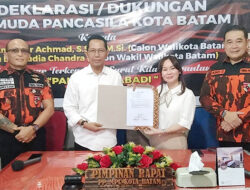 MPC Pemuda Pancasila Kota Batam Deklarasi Dukungan Amsakar – Li Claudia