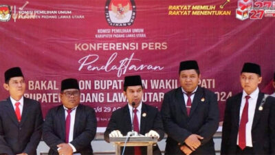 KPUD Paluta Tetapkan Tiga Paslon Peserta Pilkada 2024