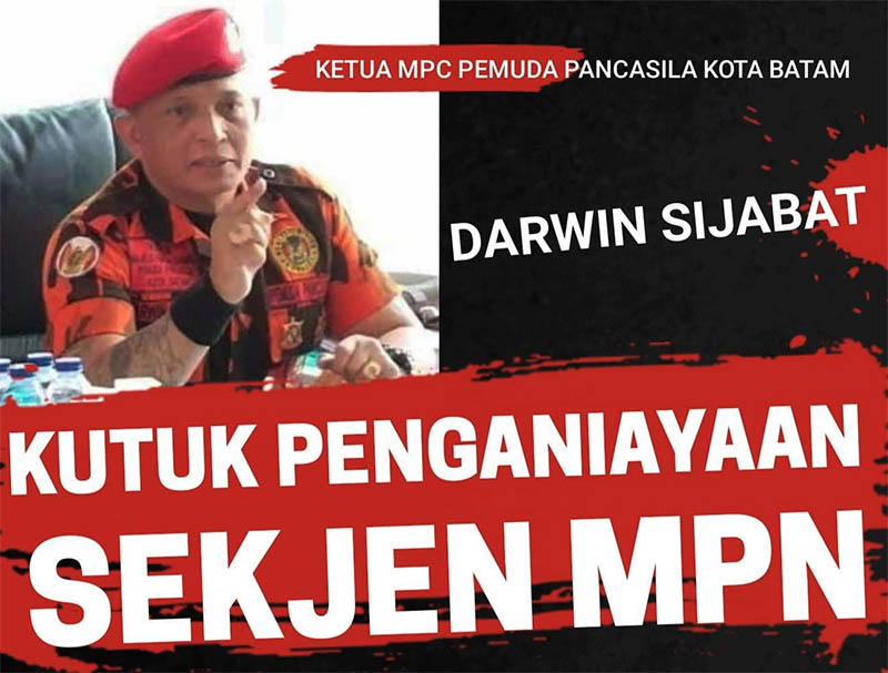 Ketua MPC Pemuda Pancasila Batam Kutuk Penganiayaan Sekjen MPN, Desak Kapolda Metro Jaya Ringkus Pelaku