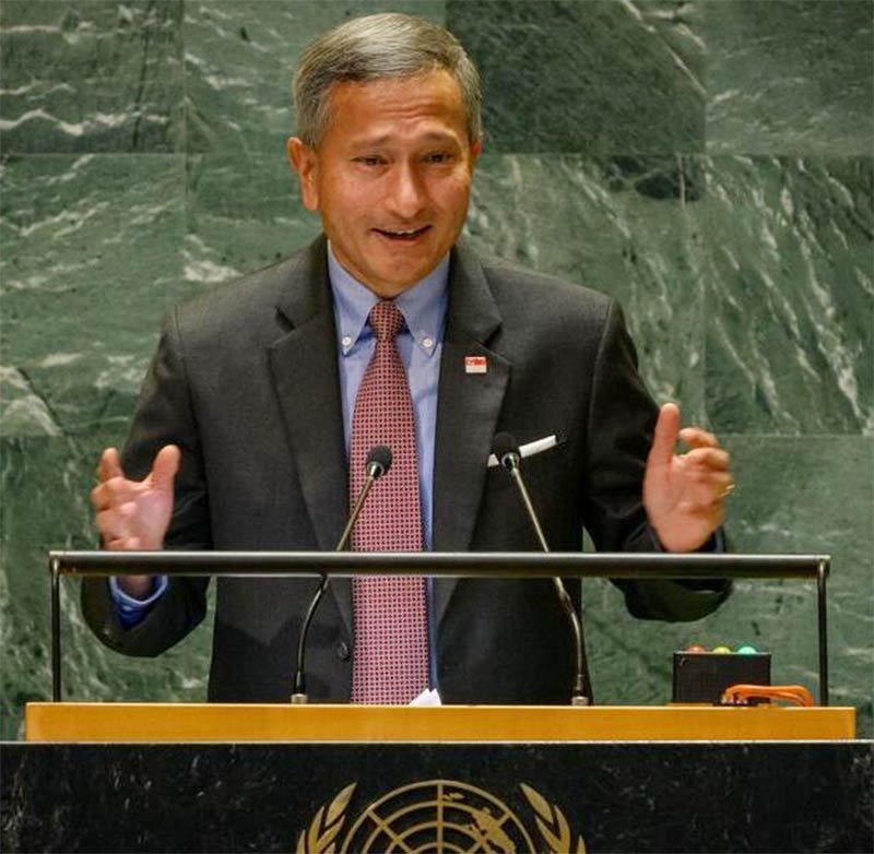 Menlu Singapura Desak Diplomasi Preventif di Sidang Majelis Umum PBB