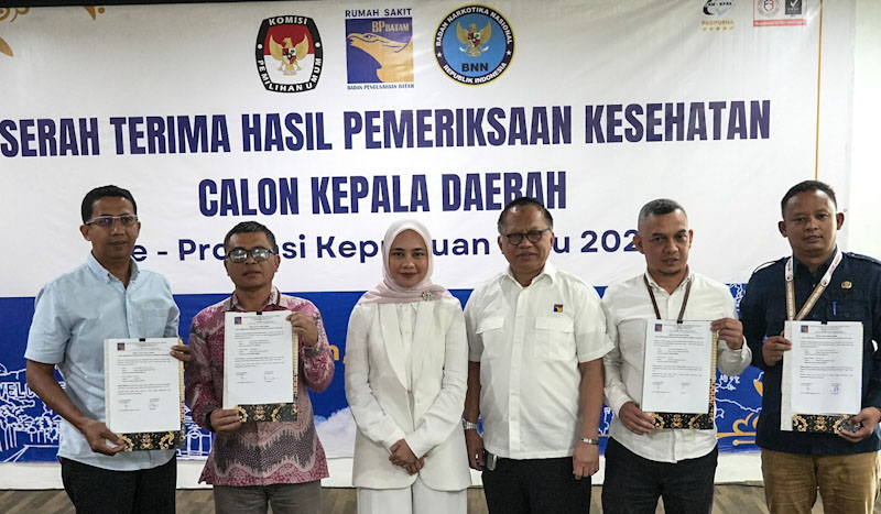 RSBP Serahkan Hasil MCU Calon Kepala Daerah 2024, Pelayanan Bintang Lima