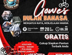 Gowes Bulan Bahasa, 700 Pendaftar Pertama Dapat Jersey Gratis dengan Tebus Pantun