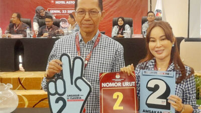 Dapat Nomor Urut 2, Amsakar: Optimis Menang Kontestasi Pilkada