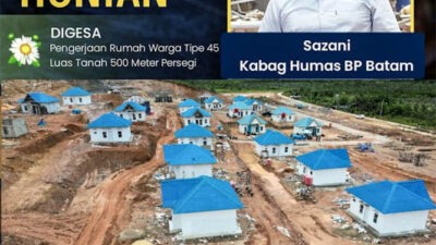 Gesa Kontraktor, BP Targetkan Rumah Baru Warga Rempang Selesai Akhir Tahun