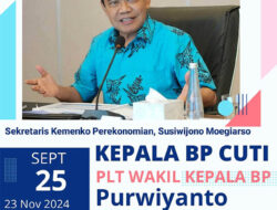 Ikuti Tahapan Pilkada, Kepala BP Batam Cuti 25 September Sampai 23 November 2024