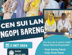 Paslon Bupati Natuna Nomor Urut 1, Canda Ceria dengan Masyarakat dan Pedagang Kecil