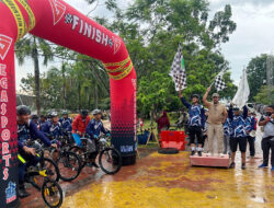 Gowes Bulan Bahasa di Batam Sukses Digelar