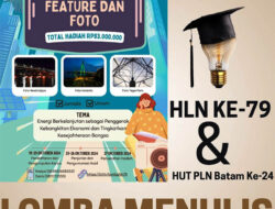 Meriahkan HLN ke-79, PLN Batam Gelar Lomba Menulis dan Foto Berhadiah Puluhan Juta