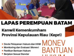 Lapas Perempuan Batam Terima Kunjungan Monev Bantuan Hukum dari Kanwil Kemenkumham Kepri