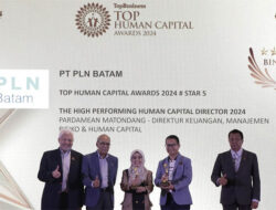 PLN Batam Raih Penghargaan Bergengsi ”TOP Human Capital Awards 2024”