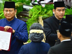 Prabowo Subianto Resmi Dilantik Sebagai Presiden RI kedelapan
