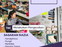 Ciptakan Kamtib, Lapas Perempuan Batam Razia Penggeledahan Rutin Kamar Hunian Warga Binaan Pemasyarakatan