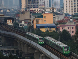 Menilik Jalur Kereta Layang Perkotaan di Hanoi, Vietnam