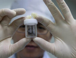 Melihat dari Dekat Laboratorium Sampel Bulan di Beijing, China