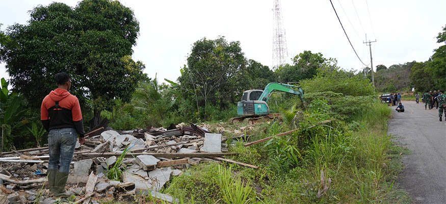 Pembongkaran Rumah Warga Rempang yang Setuju Relokasi Berjalan Lancar dan Kondusif