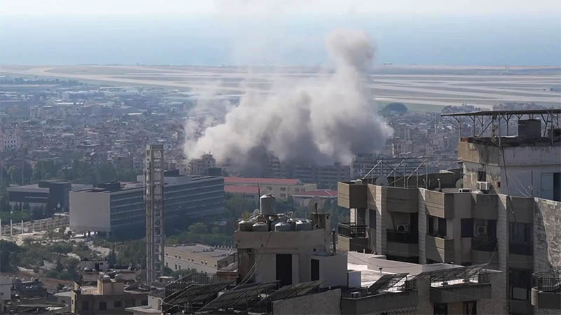 Israel Lancarkan 13 Serangan Udara Brutal di Wilayah Pinggiran Selatan Beirut