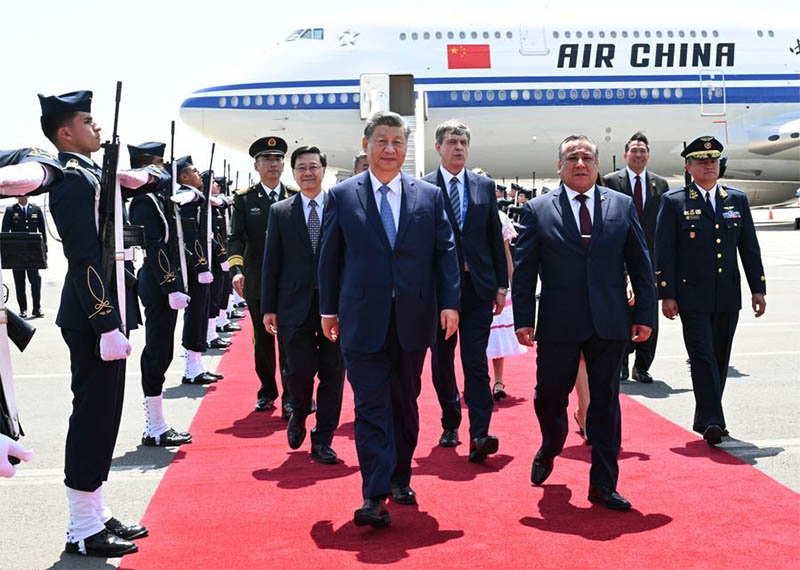 Presiden China Sebut Kunjungannya akan Tingkatkan Kemitraan Strategis Komprehensif China-Peru ke Level Baru