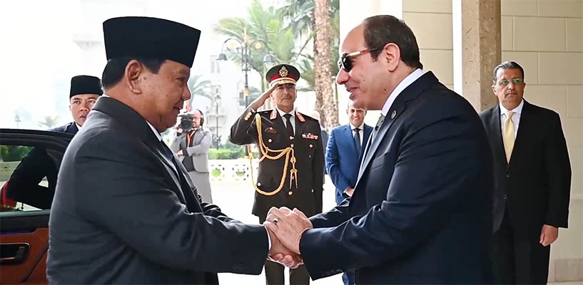 Presiden Prabowo dan Presiden Mesir Bahas Situasi Timur Tengah dan Hubungan Bilateral