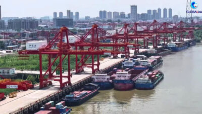 Throughput Kargo Pelabuhan Utama di Sungai Yangtze Bakal Tembus 4 Miliar Ton untuk Kali Pertama