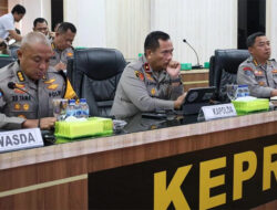 Kapolda Kepri Zoom Meeting: Perkuat Pengendalian Inflasi dan Pengawasan Perizinan Daerah