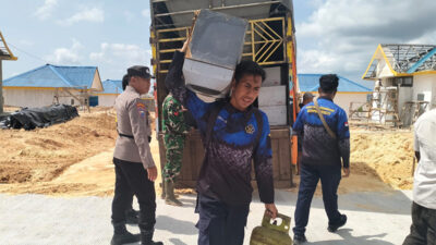 Update, BP Fasilitasi Pergeseran Dua KK Menuju Rumah Baru Tanjung Banon