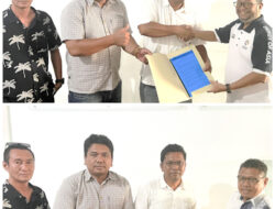 Ketua OC Konferprov LB PWI Provinsi Kepri Terima Pendaftaran Bacalon Saibansah dan Parna Simarmata