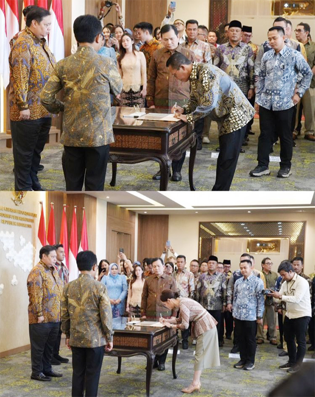 Pagi Dilantik Prabowo, Siangnya Menko Perekonomian Lantik Amsakar dan Li Claudia sebagai Kepala BP dan Wakil Kepala BP Batam