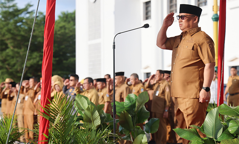 Nyanyang Pimpin Apel Bersejarah, Komitmen Tegas Mewujudkan Kepri Maju