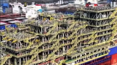 Kapal FPSO Pertama di Dunia yang Mampu Tangkap dan Simpan Karbon Dikirim ke Shanghai