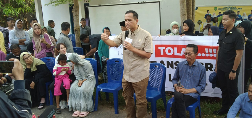 Mentrans Temu Warga Rempang, Iftitah: Tak Ada Paksaan Transmigrasi Lokal