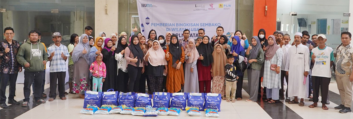 Cahaya Ramadan Penuh Berkah, PLN Batam Salurkan 650 Paket Sembako