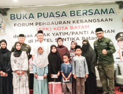 FPK Kota Batam Buka Puasa Bersama Anak Yatim, Imam Tohari: Jaga Kebersamaan Membangun Batam