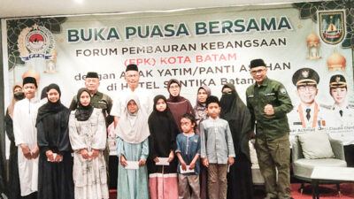 FPK Kota Batam Buka Puasa Bersama Anak Yatim, Imam Tohari: Jaga Kebersamaan Membangun Batam