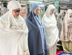 Diguyur Hujan, Lapas Perempuan Batam Gelar Salat Ied