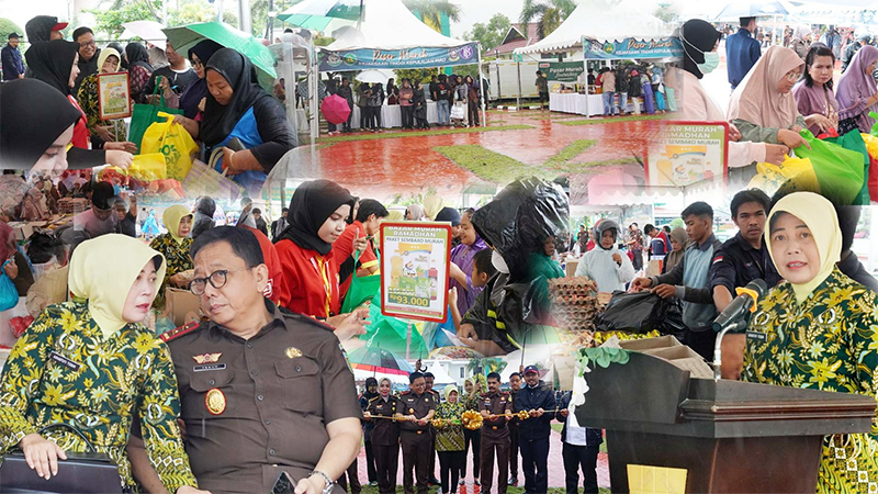 Kejati Kepri dan IAD Kepri Gelar Pasar Murah Ramadan, Ribuan Warga Antusias Berbelanja Sembako Murah