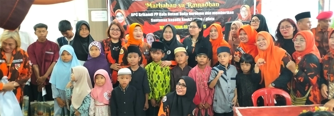 Siap Berbagi, Srikandi Pemuda Pancasila Santuni 20 Anak Yatim dan Lima Duafa