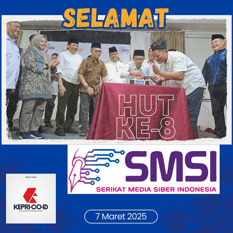 Syukuran HUT ke-8, Hasan: SMSI Berperan Strategis Sebarkan Informasi Kemajuan Pembangunan Kepri