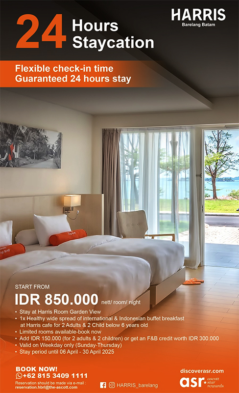 Lebih Fleksibel dan Seru: Promo Menginap Khusus April dari HARRIS Barelang Batam