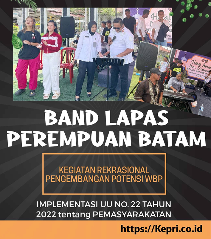 Kalapas Perempuan Batam Sumbang "Suara Emas" Hibur Warga Binaan