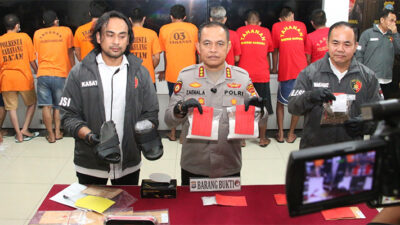 Polresta Barelang Ungkap 9 Kasus Narkotika, Barang Bukti 835,02 Gram Narkotika dan 73,77 Gram Ganja