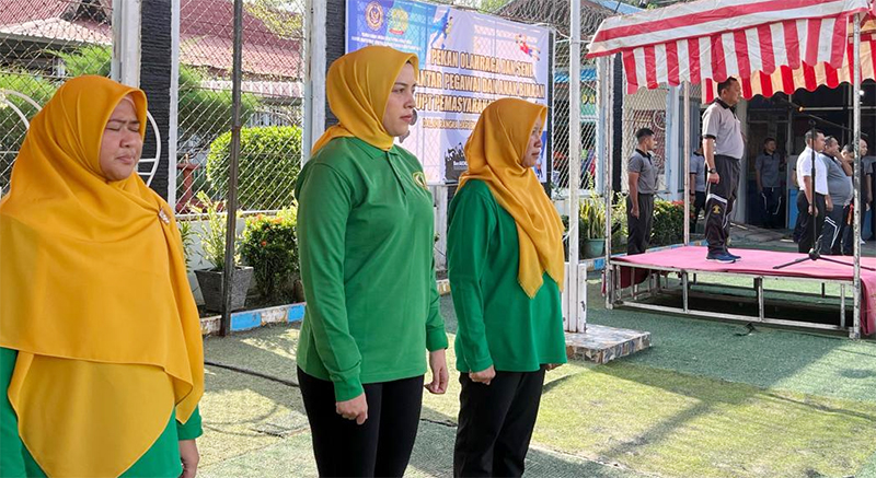 Hari Bakti Pemasyarakatan ke-61, Lapas Perempuan Batam Gelar Upacara Pembukaan Pekan Olahraga dan Seni Warga Binaan