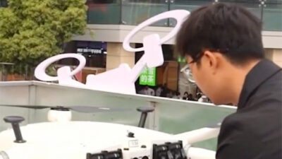 Mengintip Pengoperasian Drone Pengantar Seafood di Kunming, China Barat Daya