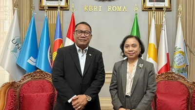 Fary Djemy Francis Temui DCM KBRI Roma, Bahas Peluang Investasi dan Rencana Pengembangan Batam