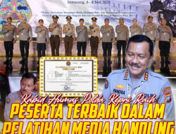 Kabid Humas Polda Kepri Peserta Terbaik Pelatihan Media Handling Rakernis Kehumasan Polri