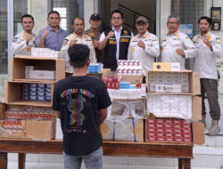 Bea Cukai Aceh dan Satpol PP WH Amankan 90 Ribu Batang Rokok Ilegal