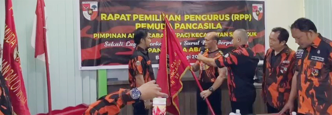 Dedy Sanova Terpilih Aklamasi Ketua PAC Pemuda Pancasila Kecamatan Seibeduk