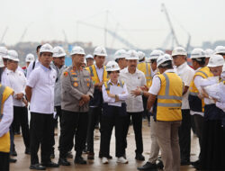 Wakil Kepala BP Batam Tinjau Persiapan Pengoperasian 4 STS Crane dari China