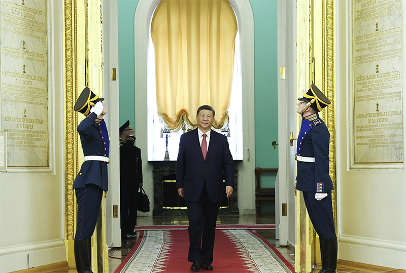 Presiden China Gelar Pembicaraan dengan Presiden Rusia di Moskow