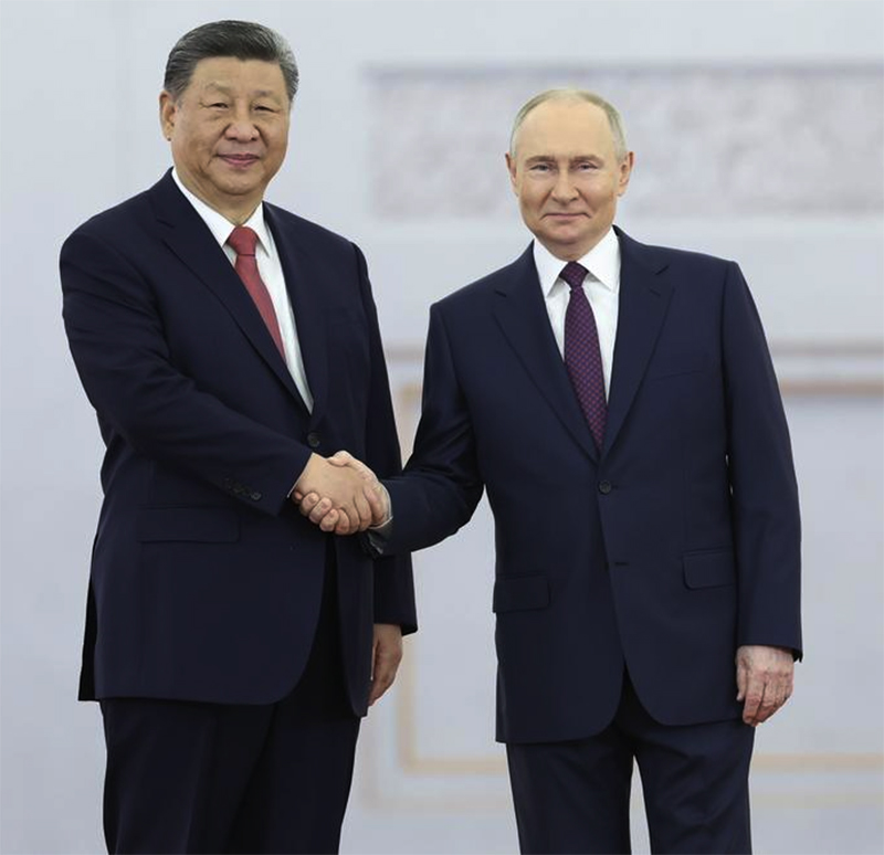 Presiden China Gelar Pembicaraan dengan Presiden Rusia di Moskow